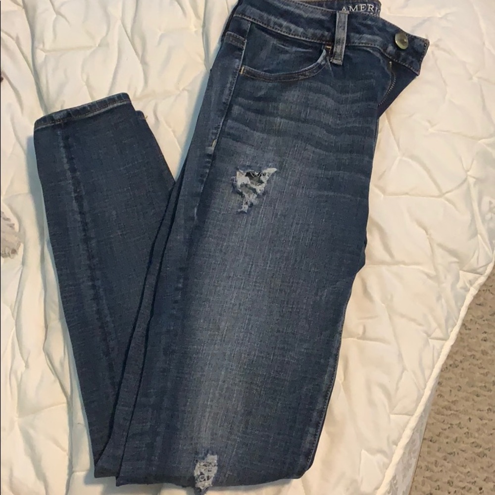 American Eagle Dark Skinny Jeans